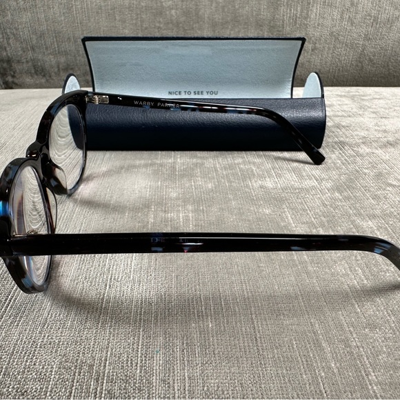 LIKE NEW! WARBY PARKER SADIE 174 RIVERBED TORTOISE READING EYEGLASS FRAMES - Picture 10 of 12